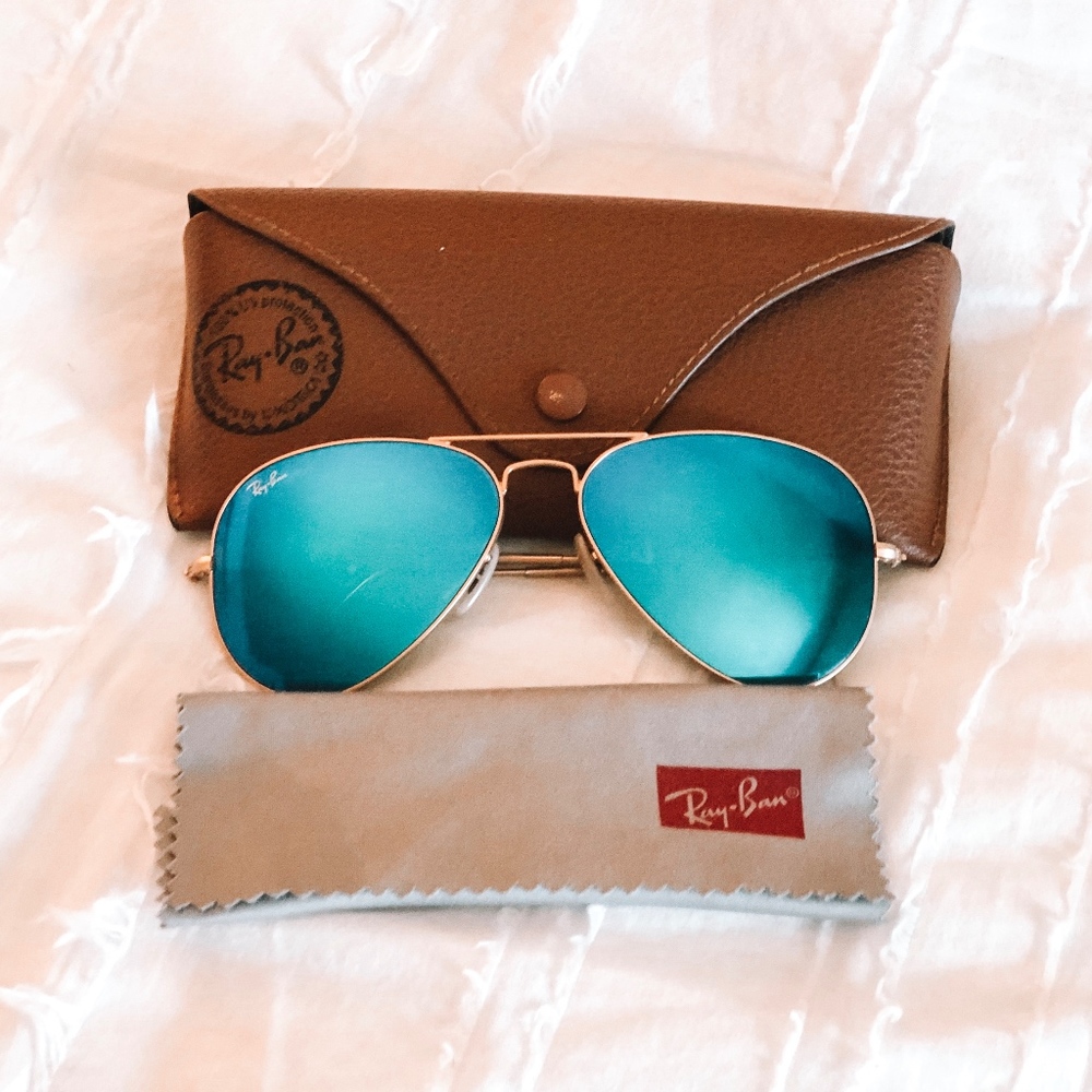 Ray-Ban Aviator Flash Lenses Sunglasses